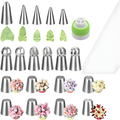 Advanced & Specialty Russian Piping Tips Expansion Pack - Premium Stainless Steel Nozzles for Expert Cake Decorating | Complementary Set for Your Main Baking Kit - AUR