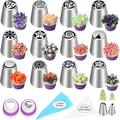 Advanced & Specialty Russian Piping Tips Expansion Pack - Premium Stainless Steel Nozzles for Expert Cake Decorating | Complementary Set for Your Main Baking Kit - AUR