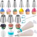 Advanced & Specialty Russian Piping Tips Expansion Pack - Premium Stainless Steel Nozzles for Expert Cake Decorating | Complementary Set for Your Main Baking Kit - AUR