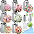 Advanced & Specialty Russian Piping Tips Expansion Pack - Premium Stainless Steel Nozzles for Expert Cake Decorating | Complementary Set for Your Main Baking Kit - AUR