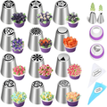 Advanced & Specialty Russian Piping Tips Expansion Pack - Premium Stainless Steel Nozzles for Expert Cake Decorating | Complementary Set for Your Main Baking Kit - AUR