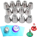 Advanced & Specialty Russian Piping Tips Expansion Pack - Premium Stainless Steel Nozzles for Expert Cake Decorating | Complementary Set for Your Main Baking Kit - AUR
