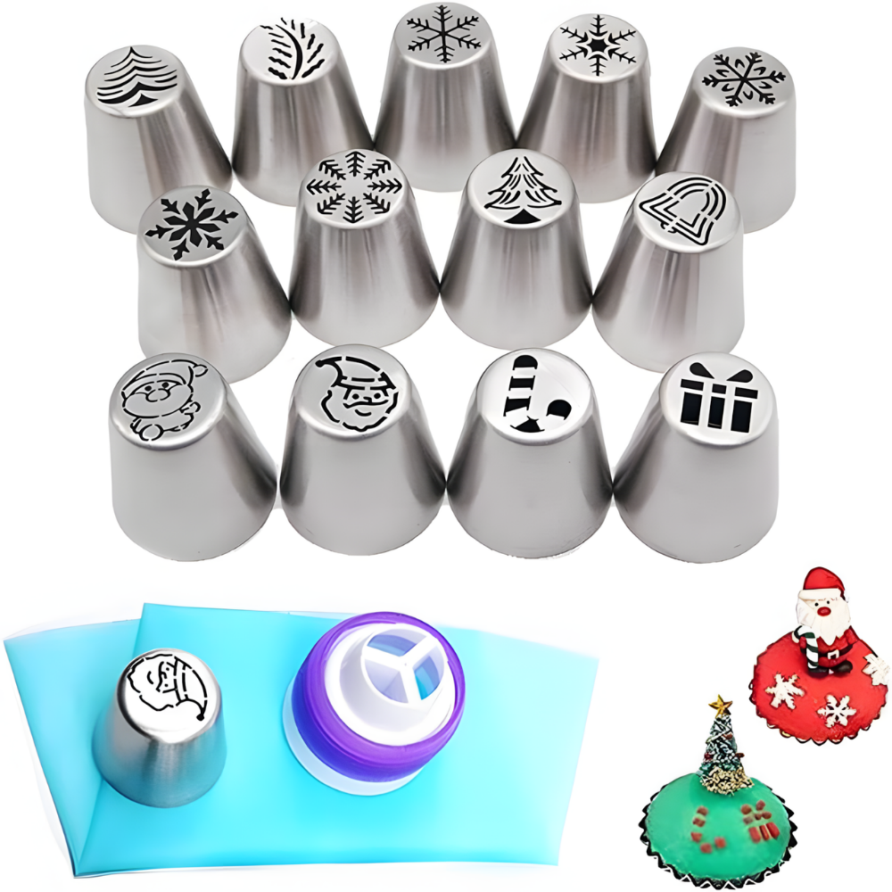 Advanced & Specialty Russian Piping Tips Expansion Pack - Premium Stainless Steel Nozzles for Expert Cake Decorating | Complementary Set for Your Main Baking Kit - AUR