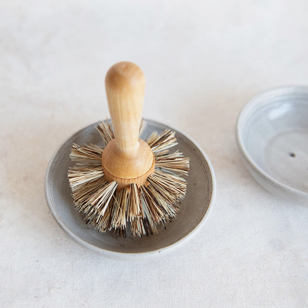 Simple Ceramic Dish Brush Holder - AUR
