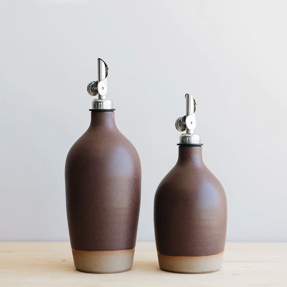 Ceramic Oil Bottle - Spiced Earth - AUR