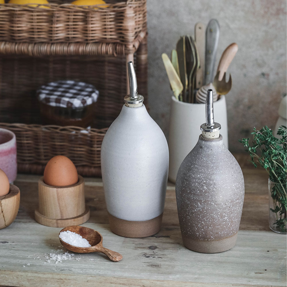 Ceramic Oil Bottle - Dark - AUR