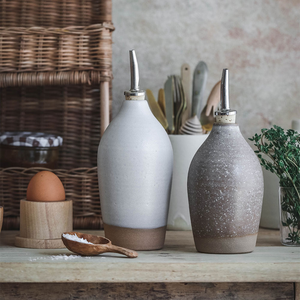 Ceramic Oil Bottle - Light - AUR