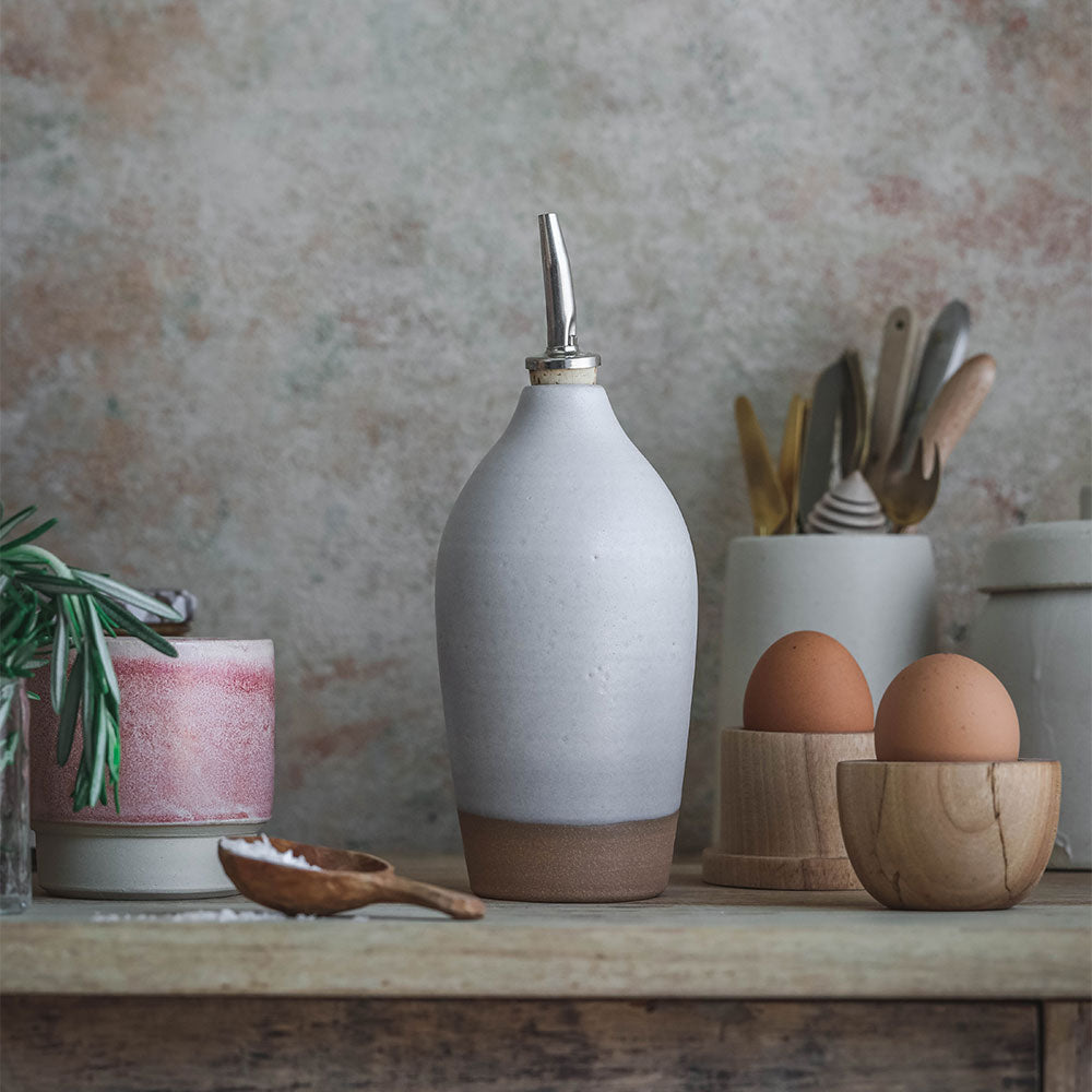 Ceramic Oil Bottle - Light - AUR