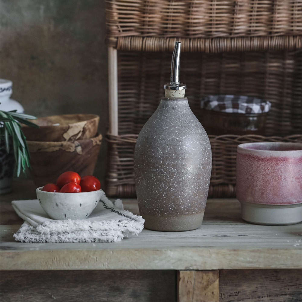 Ceramic Oil Bottle - Dark - AUR