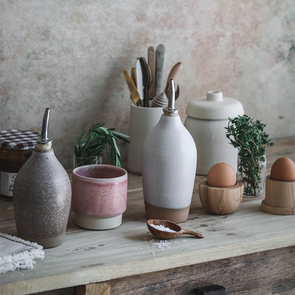 Ceramic Oil Bottle - Dark - AUR