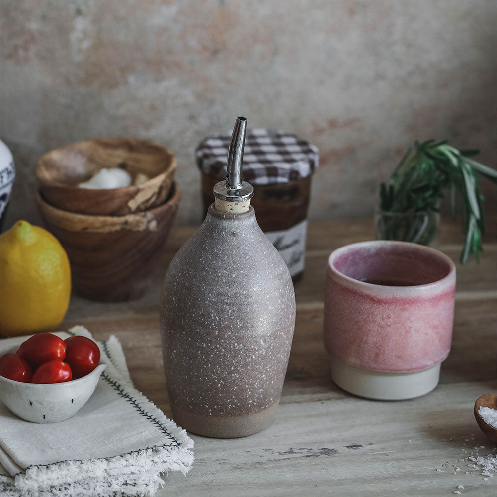 Ceramic Oil Bottle - Dark - AUR
