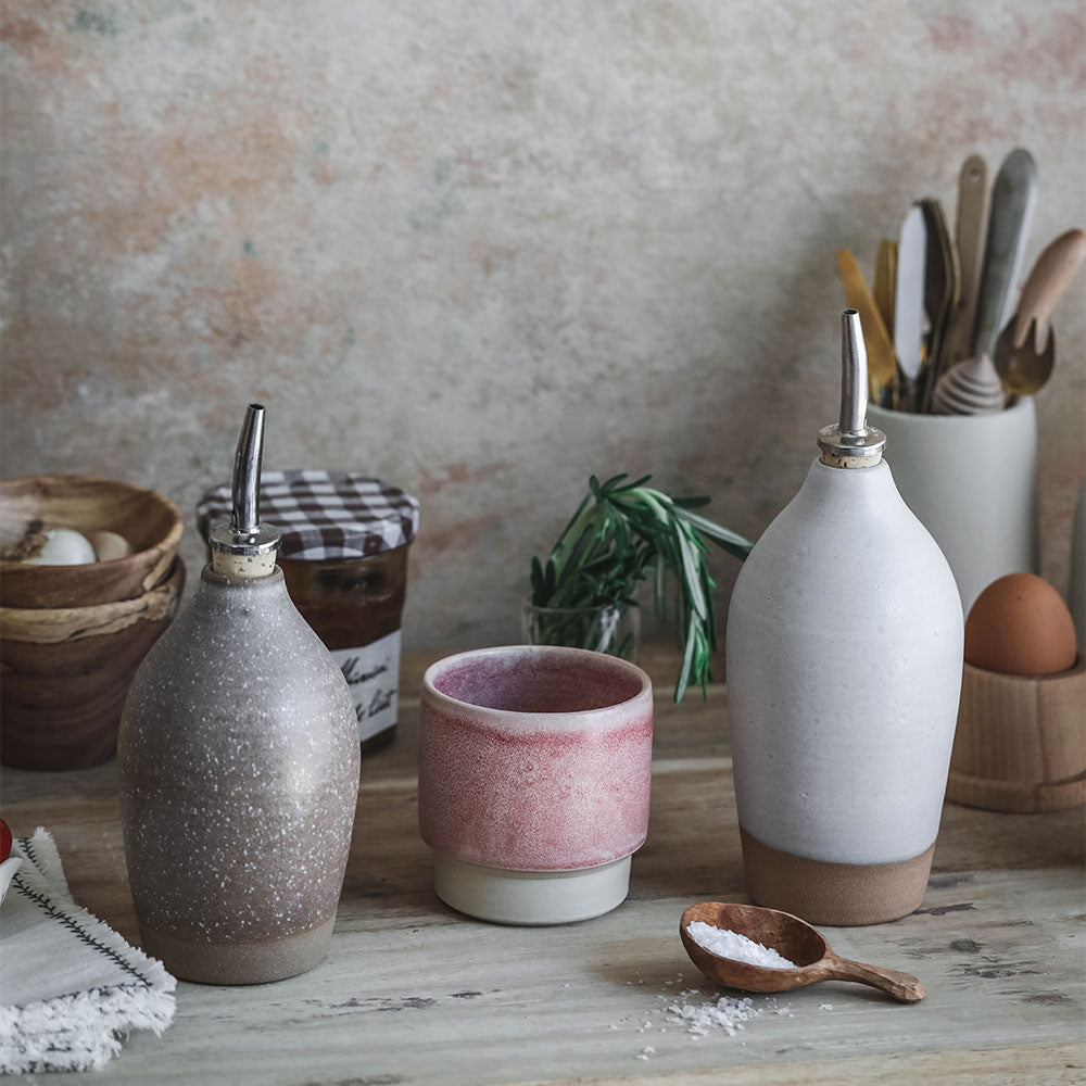 Ceramic Oil Bottle - Light - AUR