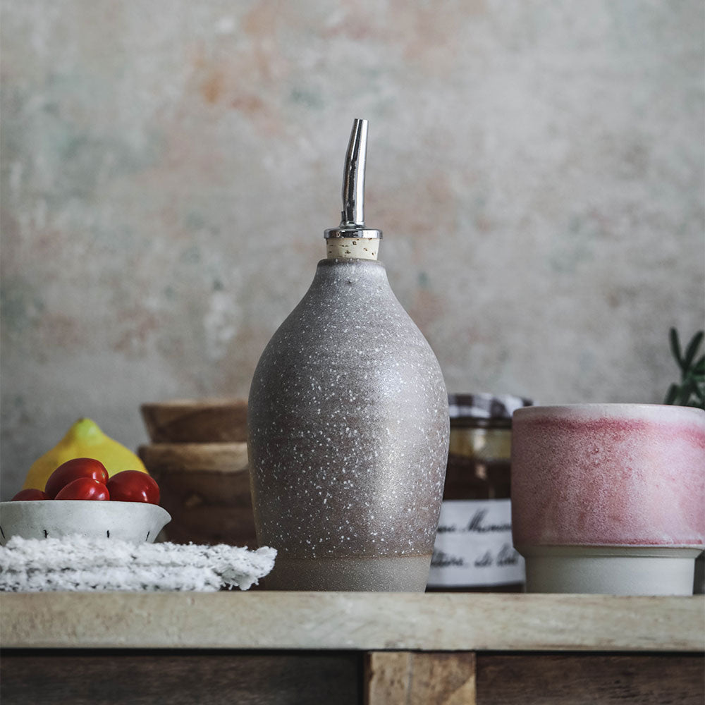 Ceramic Oil Bottle - Dark - AUR