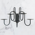 Hand Forged Iron Candle Holder - Five Arm - AUR