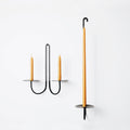 Hand Forged Iron Candle Holder - Single Arm - AUR