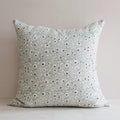 Linen Hand Block-Printed Pillow Cover No. 0231 - AUR