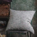 Linen Hand Block-Printed Pillow Cover No. 0231 - AUR