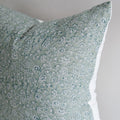 Linen Hand Block-Printed Pillow Cover No. 0233 - AUR