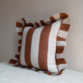 Linen Pillow Cover - Cinnamon Stripe - AUR