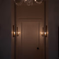 Brass-plated Candle Sconce - Long - AUR