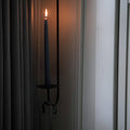 Hand Forged Iron Candle Holder - Single Arm - AUR