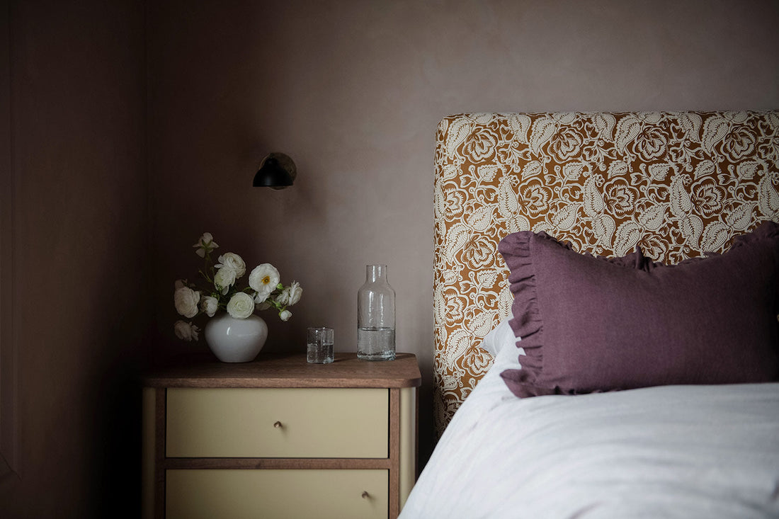 Heavyweight Linen Pillow Cover - Plum - AUR