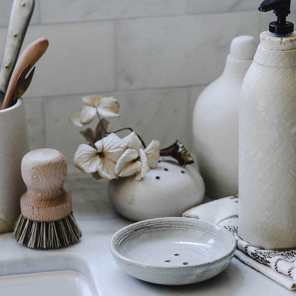 Simple Ceramic Dish Brush Holder - AUR