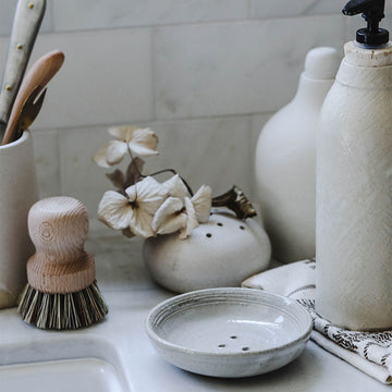 Simple Ceramic Dish Brush Holder - AUR