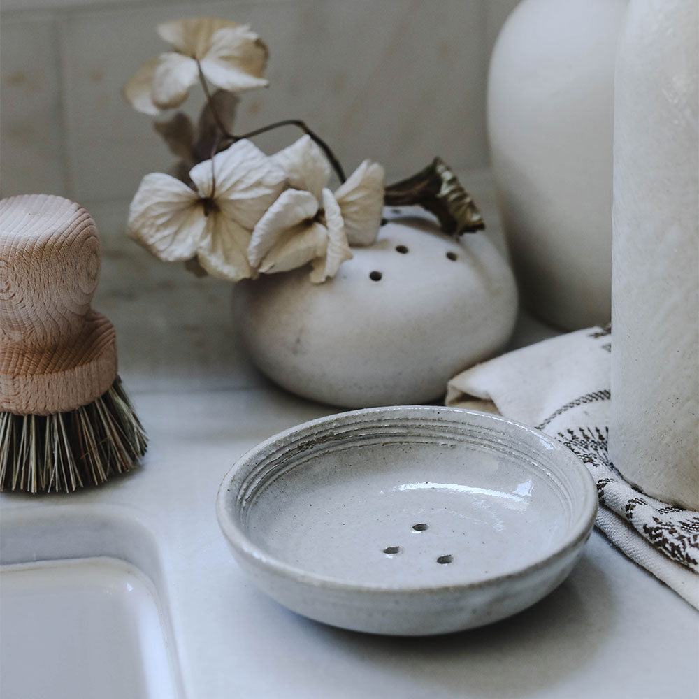 Simple Ceramic Dish Brush Holder - AUR