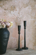 Hand-Forged Iron Candlestick Set - AUR