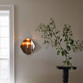 Brass-plated Candle Sconce - AUR